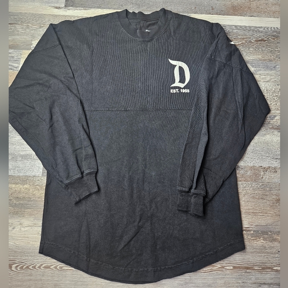 Disneyland Parks Spirit Jersey Long sleeve Black Top Adult XS